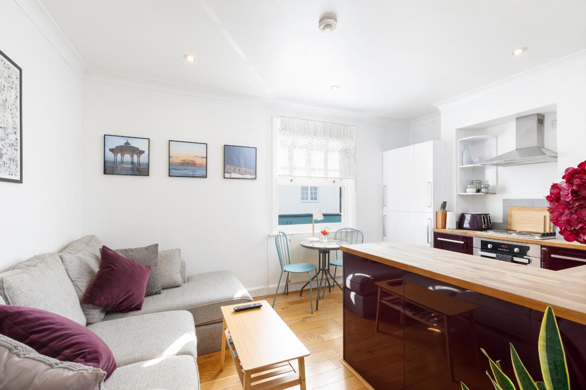 Appartement Trendy 1 Bed Flat With Roof Terrace Hove